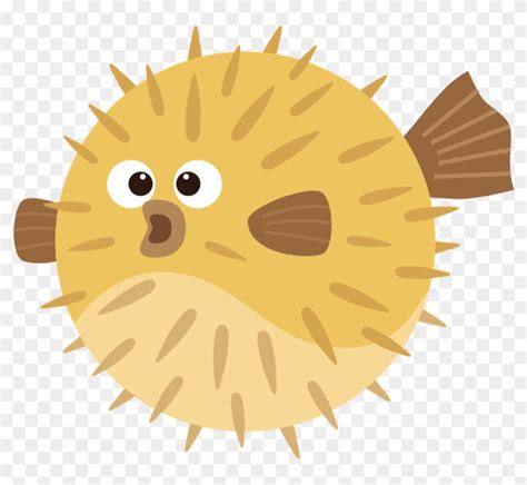 clipart pufferfish|puffer fish cartoon clipart.